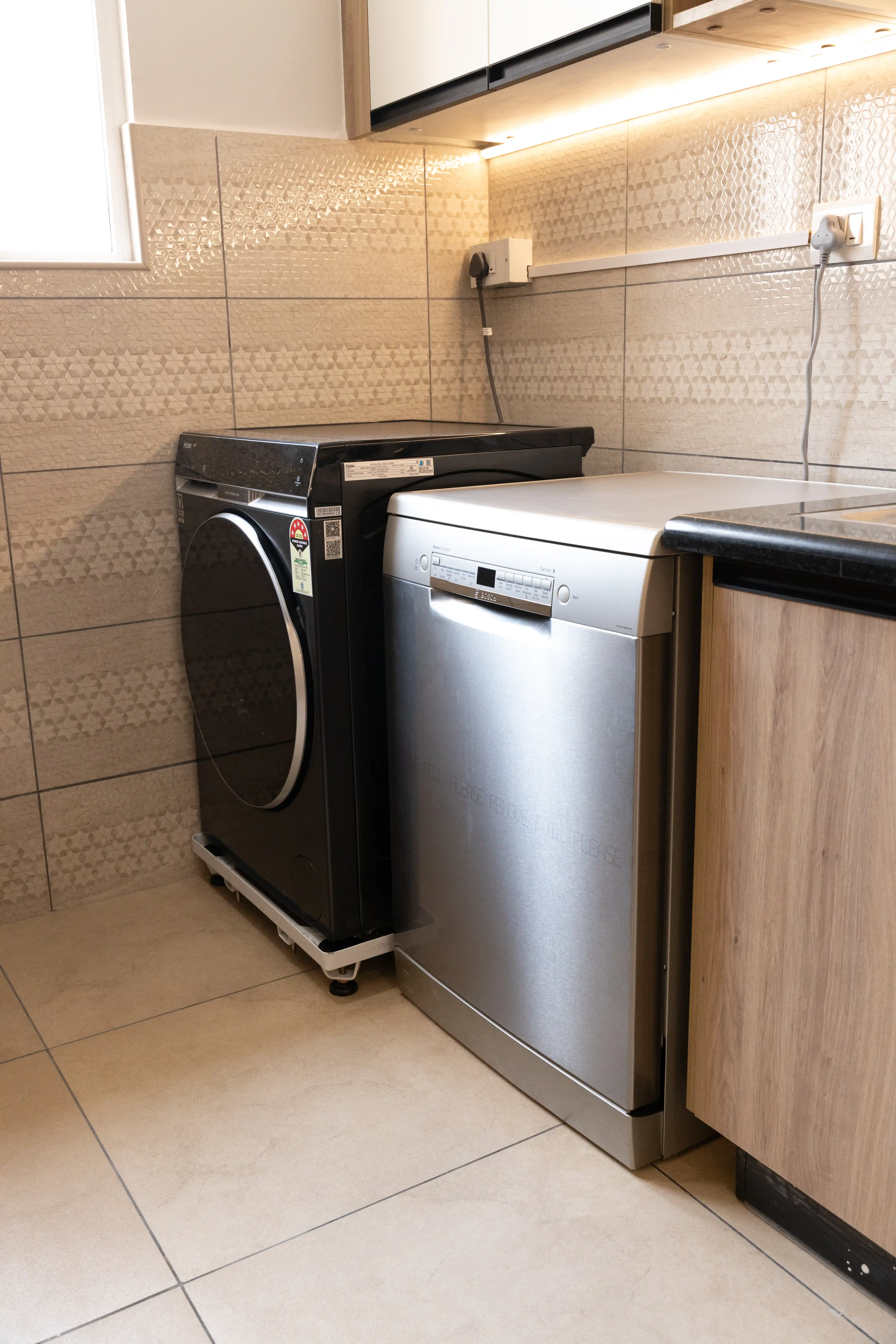 Dishwasher, Washing Machine & Dryer